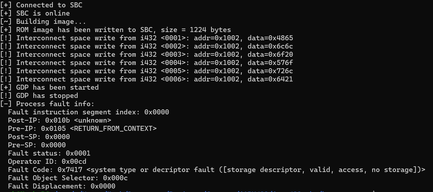 successful hello world